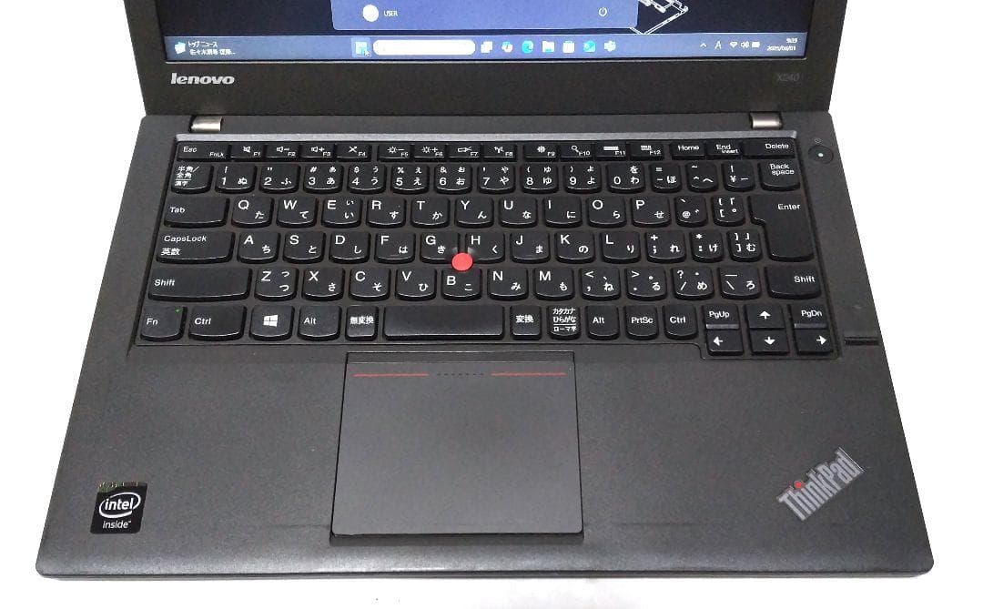 ThinkPad X240　i5／8GB メモリ／512GB SSD／オフィス