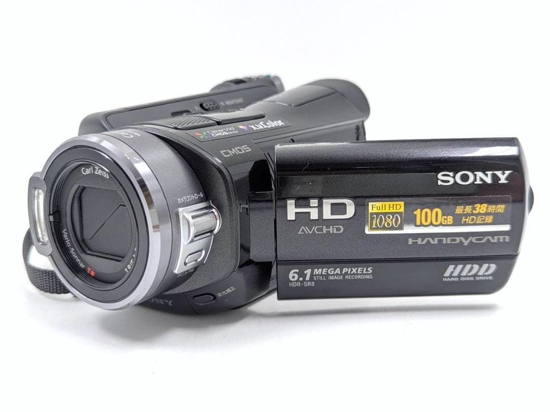 フルハイビジョン録画可能！SONY ビデオカメラ HDR-SR8