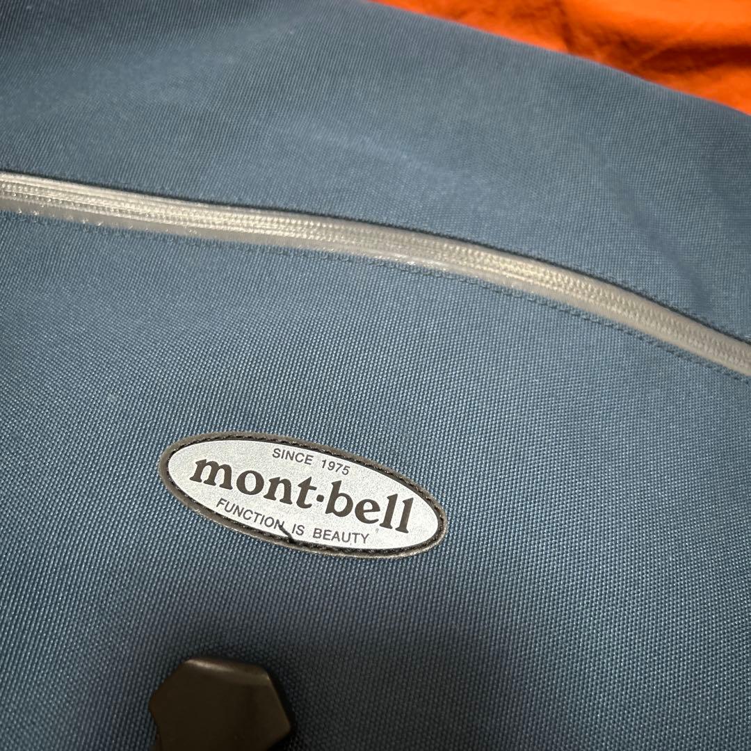 old mont-bell モンベル　ブルー　メッセンジャーバッグ　古着　y2k