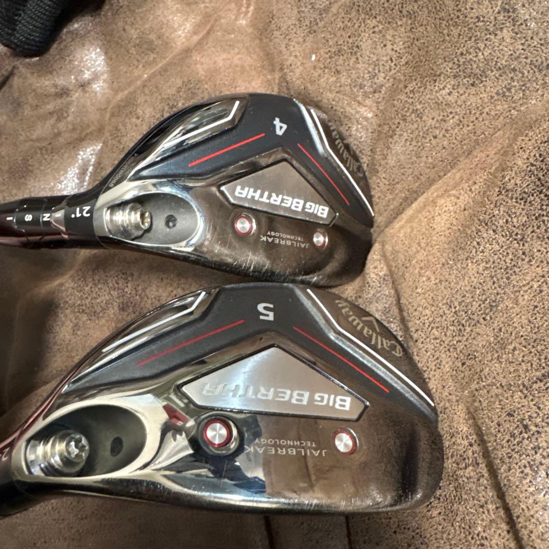 Callaway BIGBERTHAユーティリティ 21度 24度