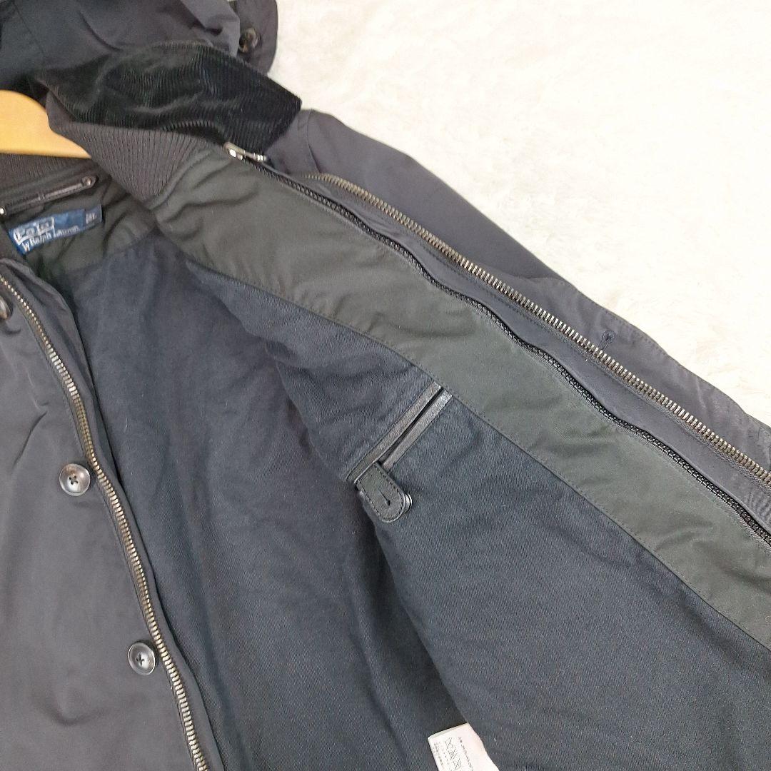 ポロラルフローレン　3WAY　ライナーコート　ブラックウォッチ　フード　L