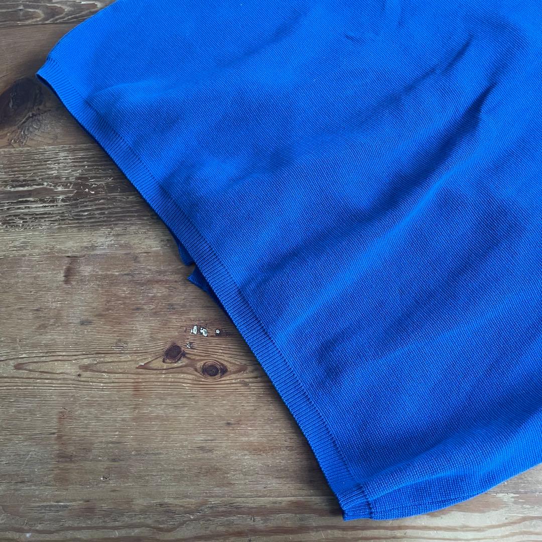 SOLAMONAT(ソラモナ) ウエハースニットワイドカーディガン ブルー