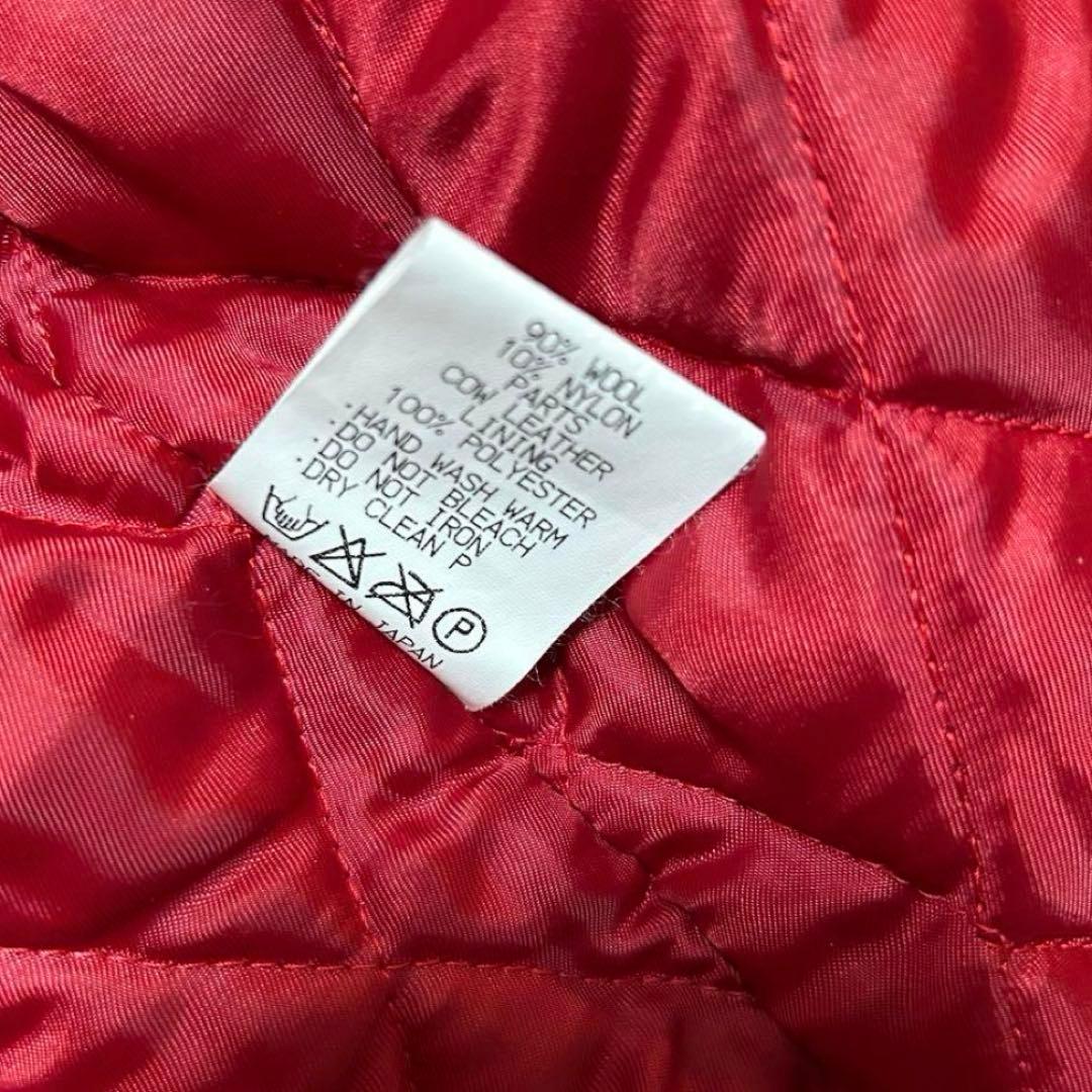 archive【Run&Guns】刺繍スタジャン/ファラオコート/Y2K/袖革◎