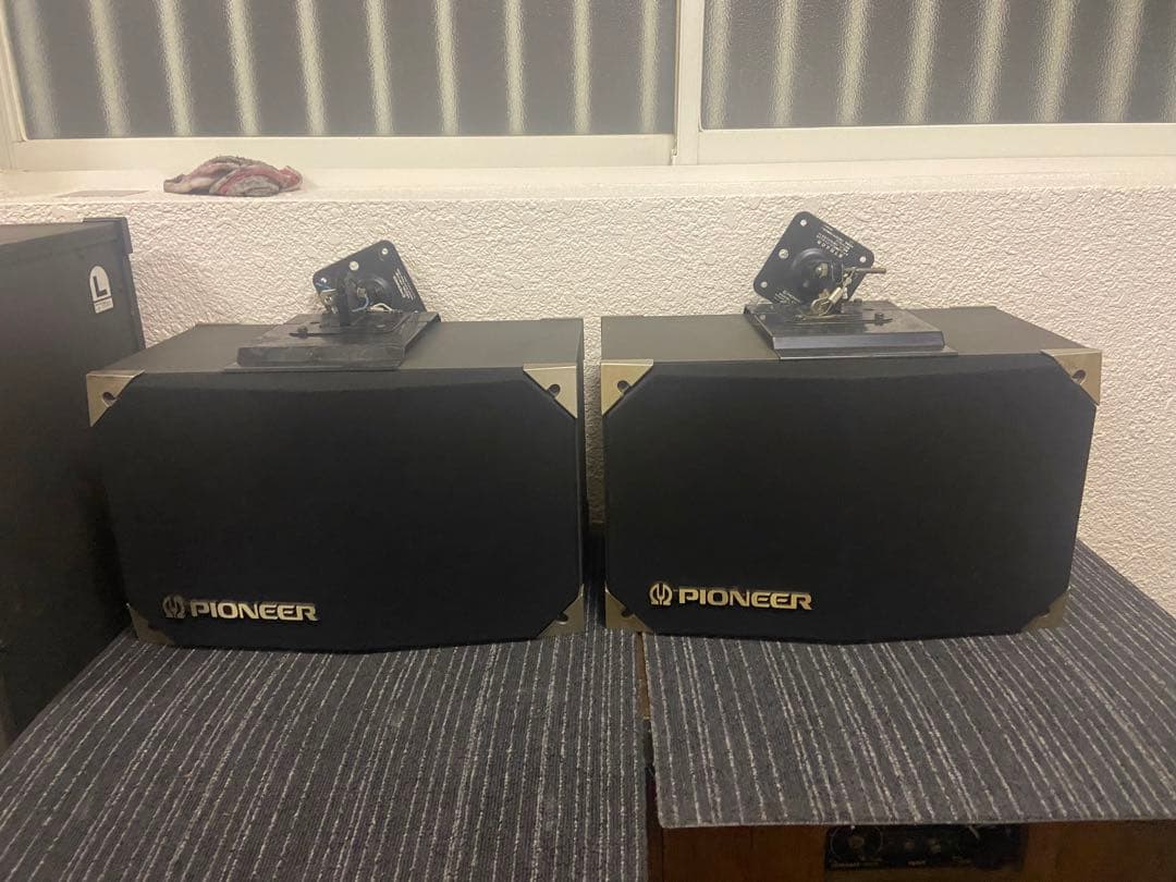 Pioneer ブックシェルフスピーカー 壁掛け用ブラケット付き