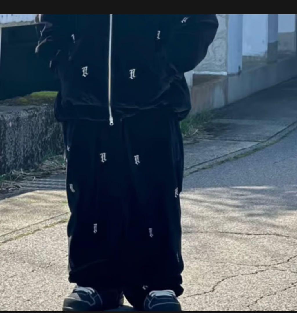 24-25【Libelice】スノーウエア ベロアパンツ XLサイズ