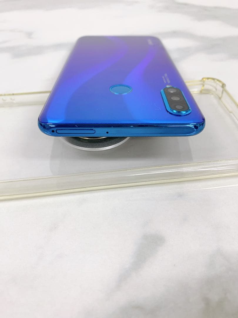 ＋HUAWEI P30 lite ピーコックブルー　64GB MAR-LX2J
