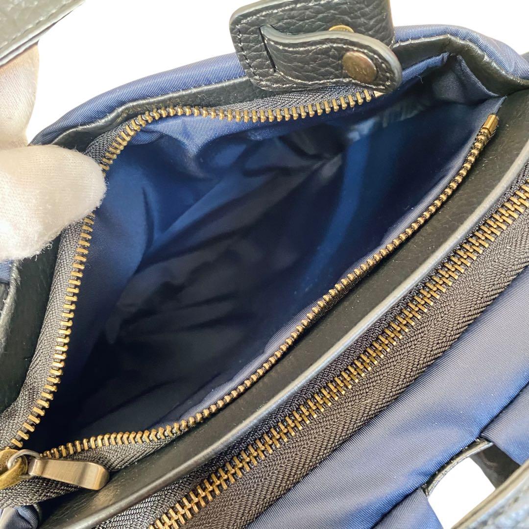 IBIZA イビサ【極美品】ディアリオ 2way ナイロン＆レザーリュック