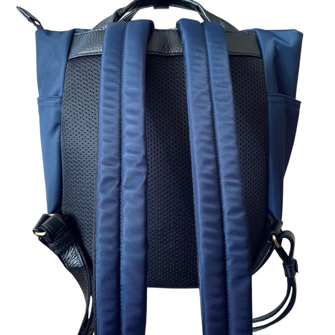 IBIZA イビサ【極美品】ディアリオ 2way ナイロン＆レザーリュック