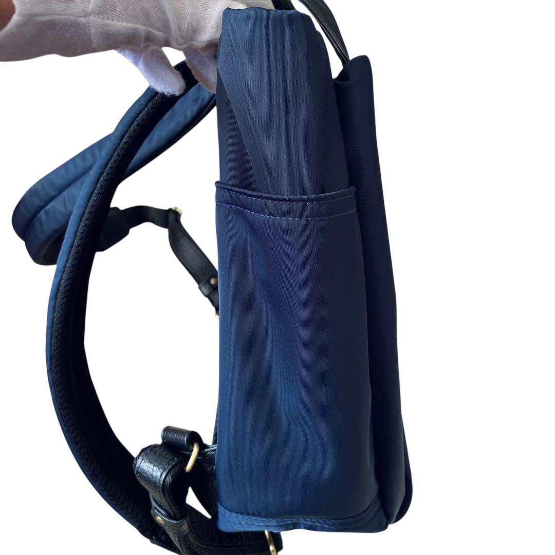 IBIZA イビサ【極美品】ディアリオ 2way ナイロン＆レザーリュック