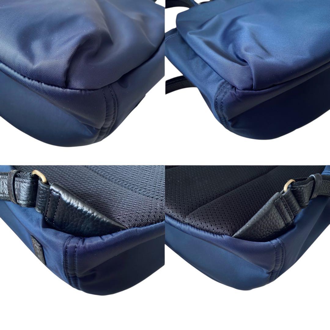 IBIZA イビサ【極美品】ディアリオ 2way ナイロン＆レザーリュック