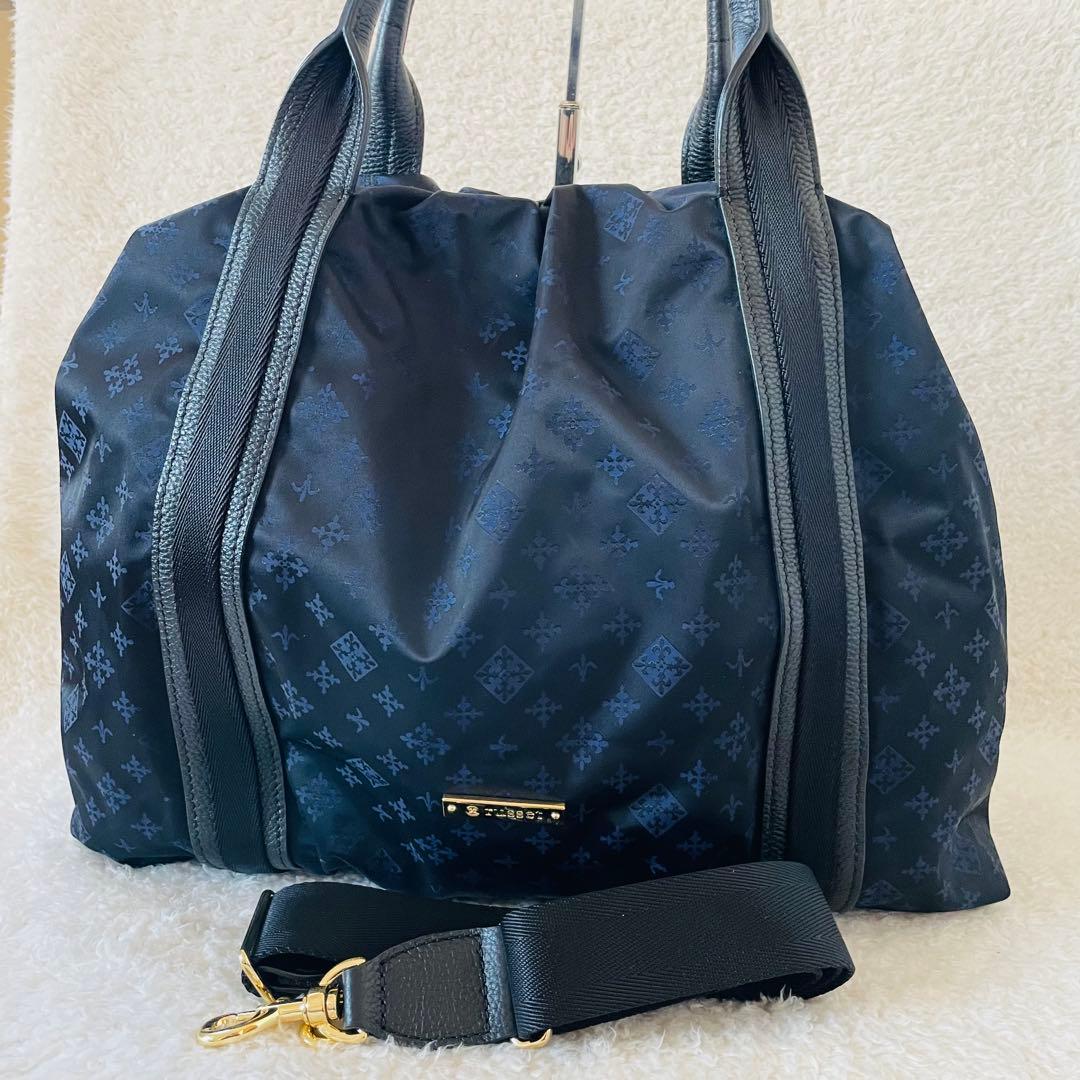 【未使用】ラシット トートバッグ 2way ボストンバッグ 黒 大容量 旅行