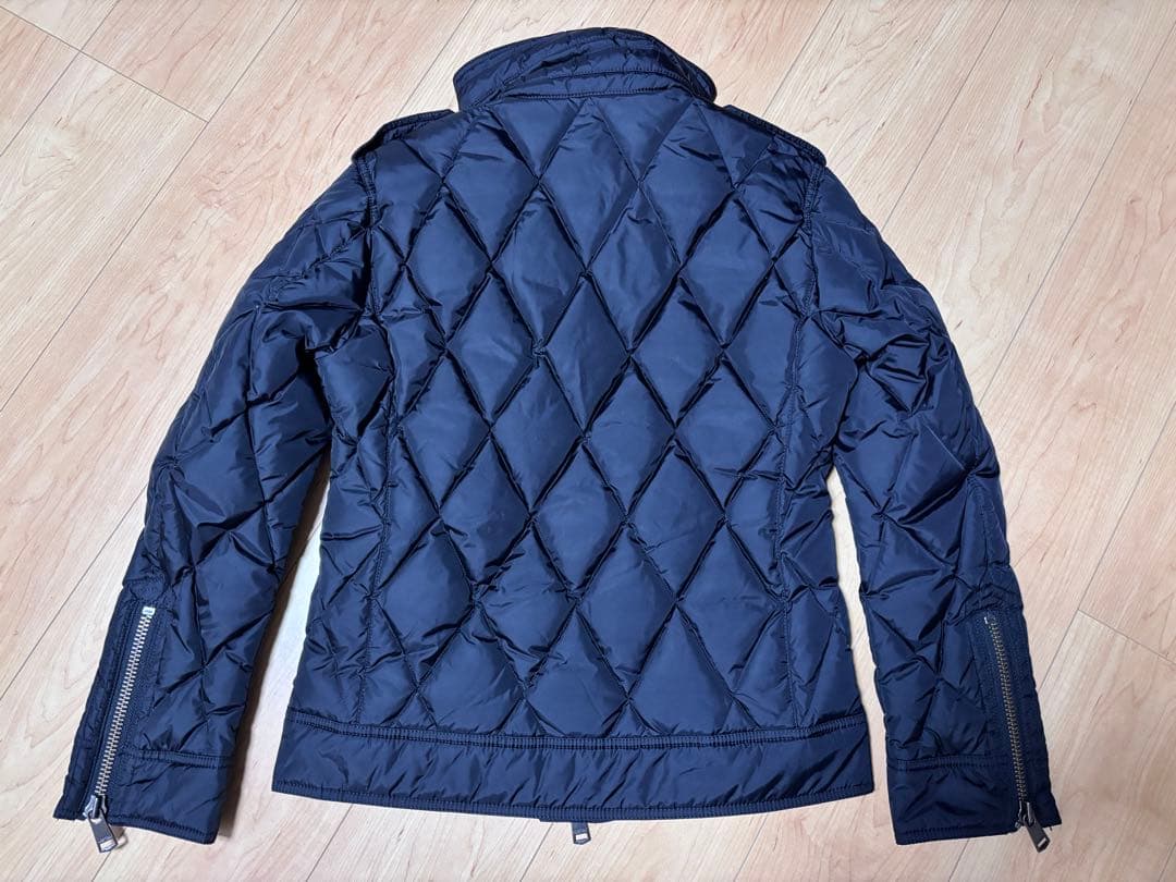 バーバリーブラックレーベル キルティング ライダース サイズS ファー無し