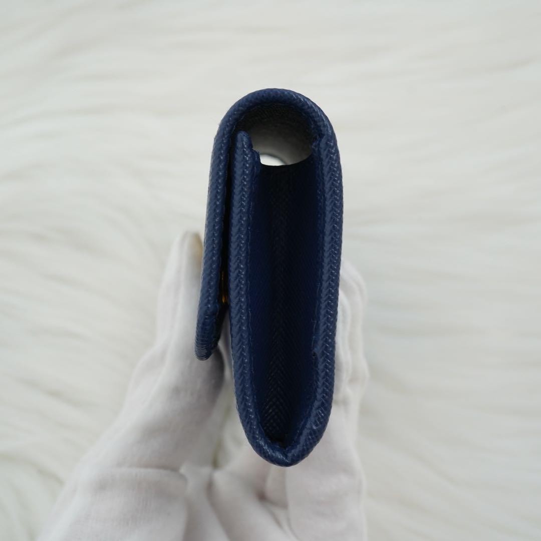 新品未使用品　箱・カード付き　PRADA プラダ　キーケース　サフィアーノレザー