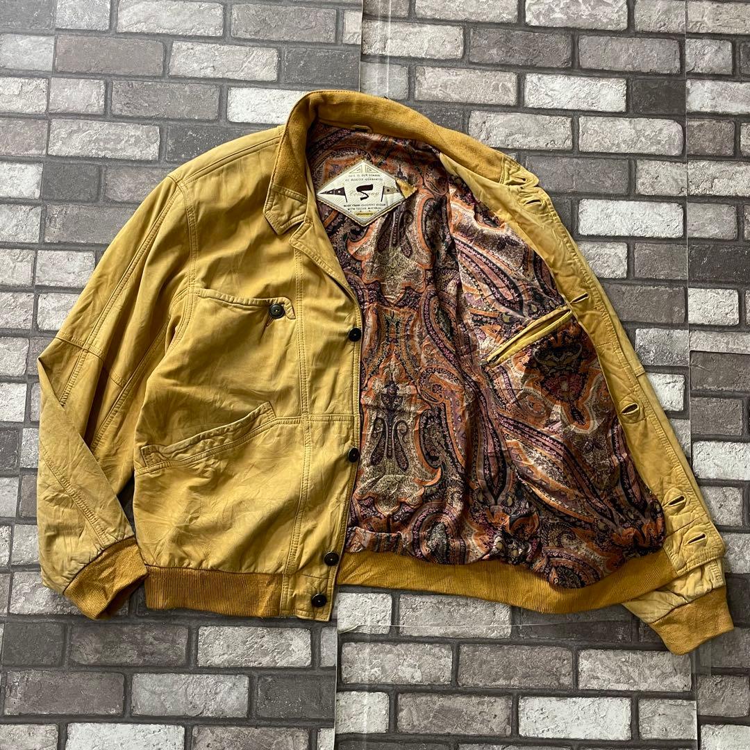 ジャケット・アウター 80's vintage leather swing top blouson