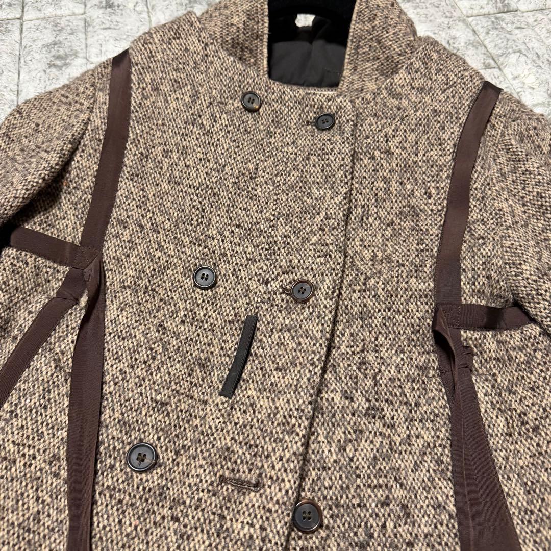 【りっつ】MARNI マルニ　ツイードジャケット　リボン　イタリア製