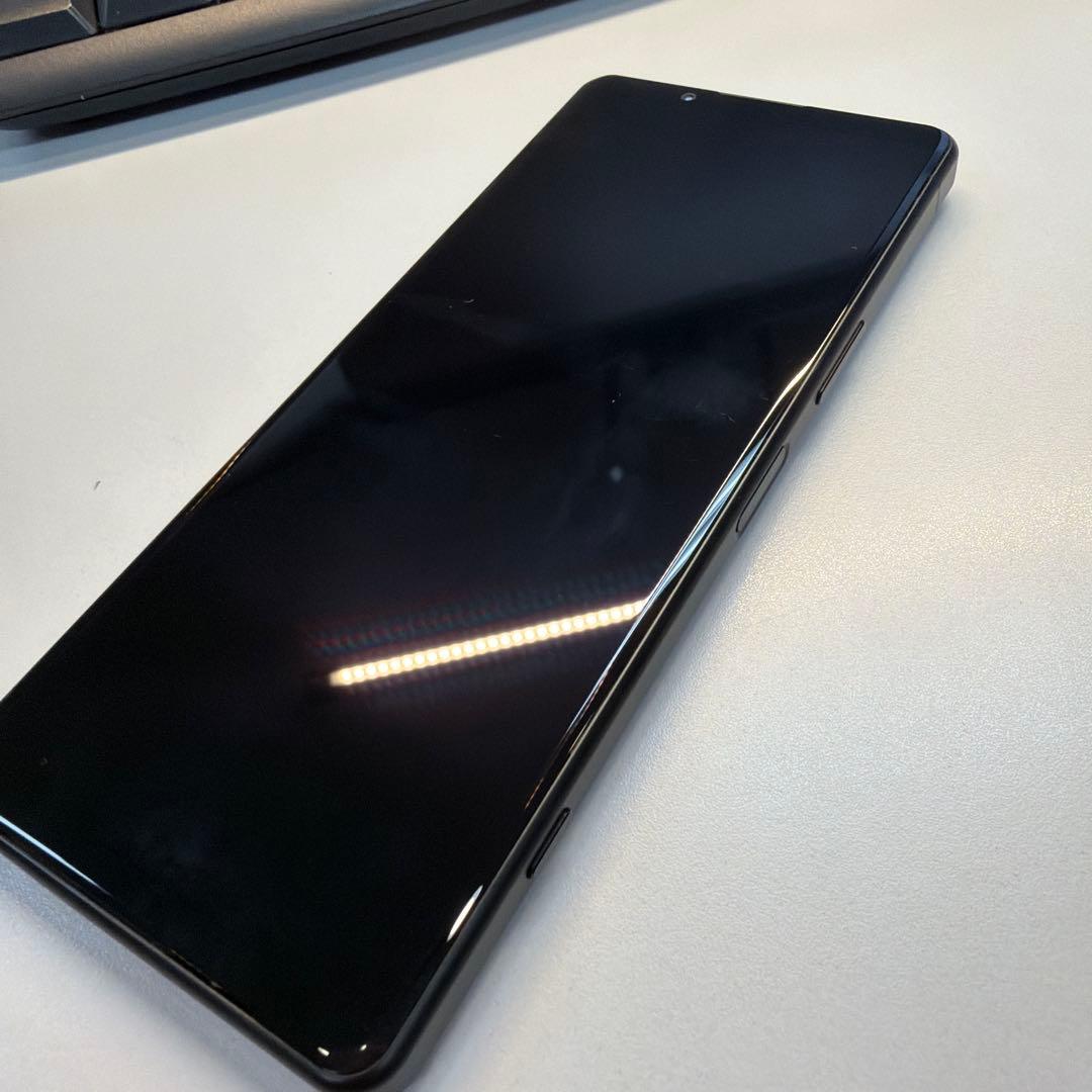 訳あり Xperia 5 IV SO-54C ブラック 画面縦線