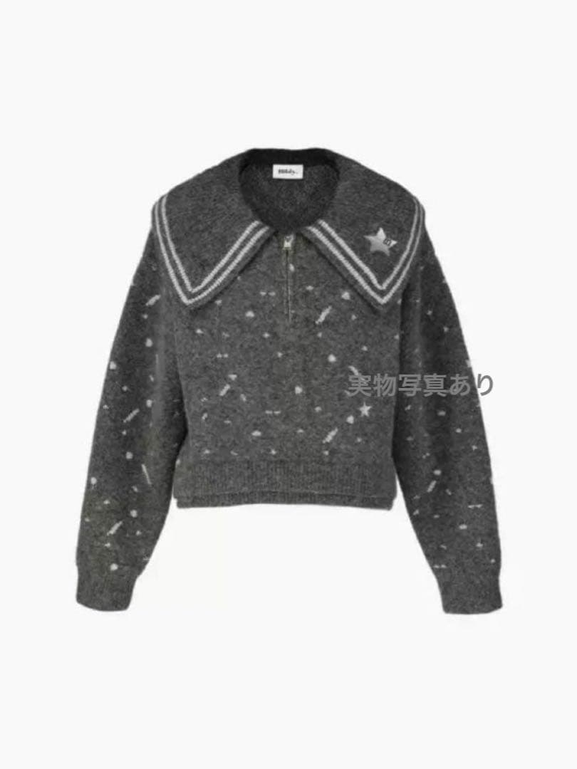 Bibiy MAISON BIBIY. STAR KNIT グレー