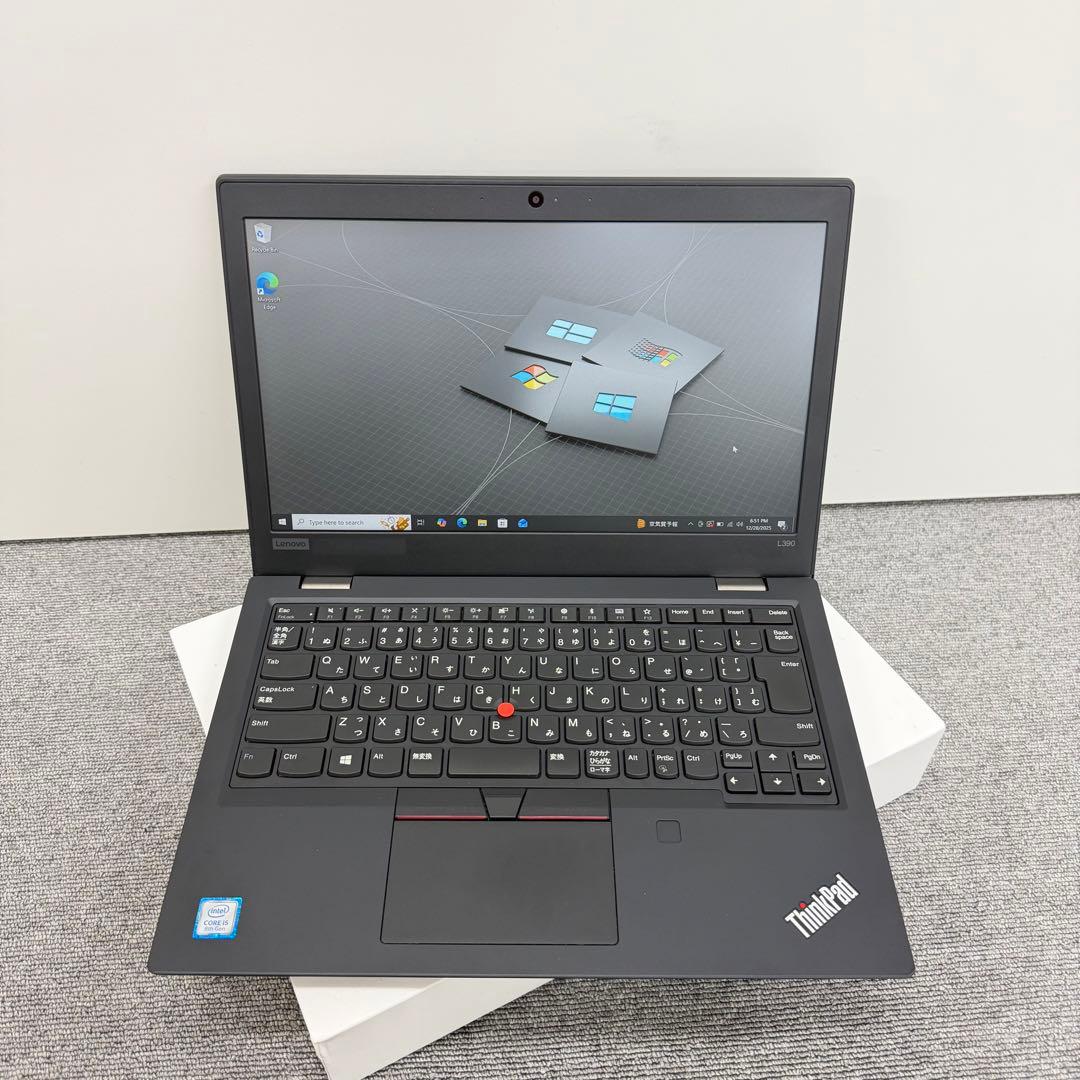 Windowsノート本体 Lenovo ThinkPad L390 Core I5 8GB/256GB