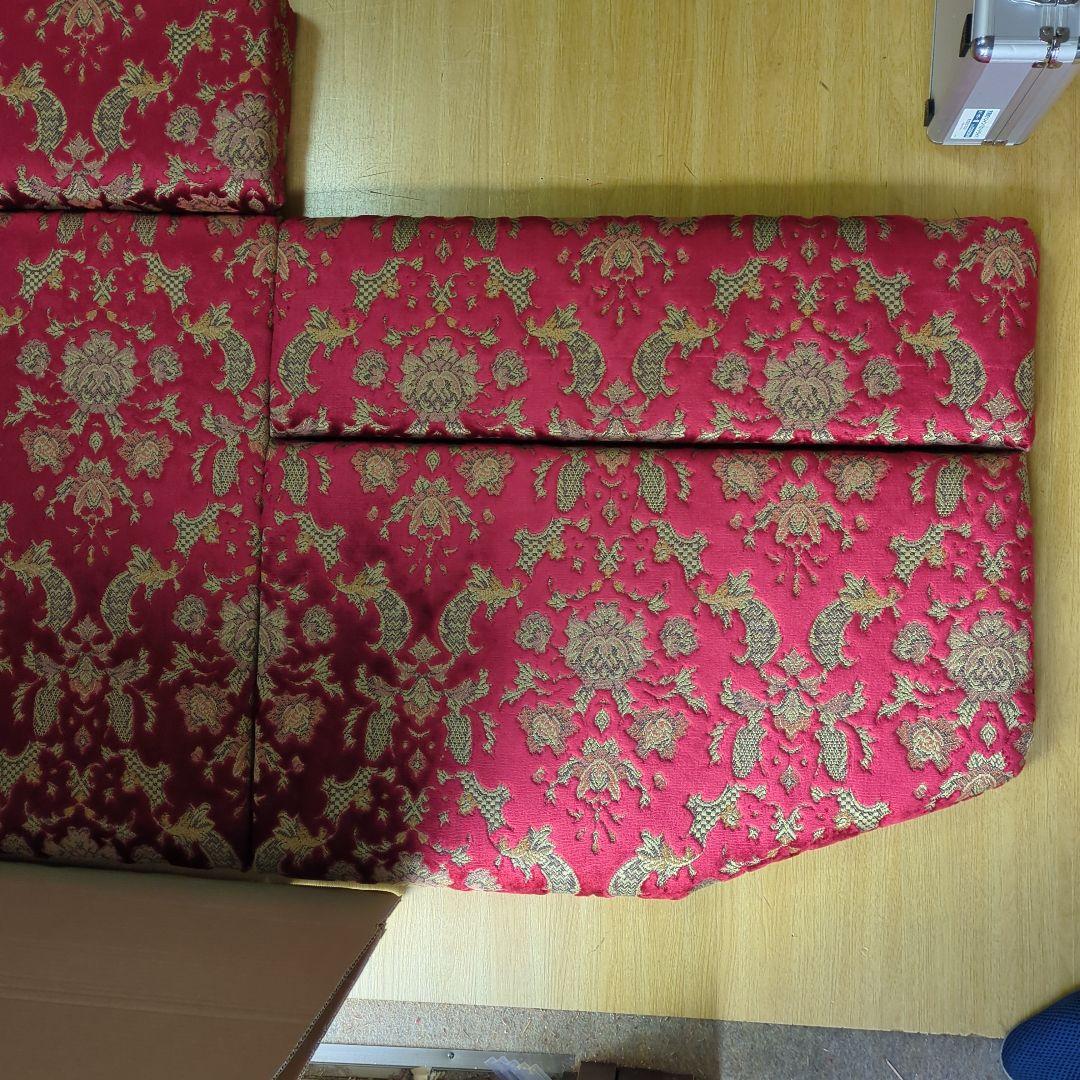 【け】フラット3点セット（カスタム）&ベット4分割【バレンタイン レッド】