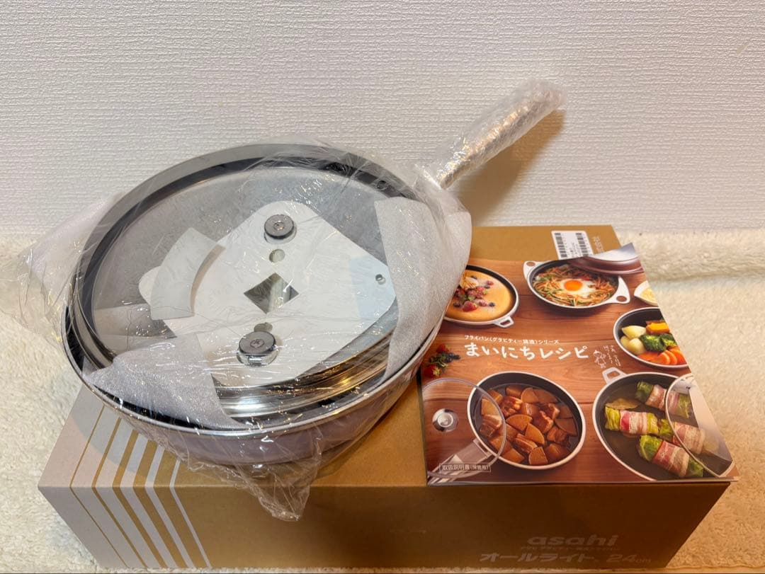 アサヒ軽金属　オールライト　ピンク　 フライパン 24cm 新品　未使用