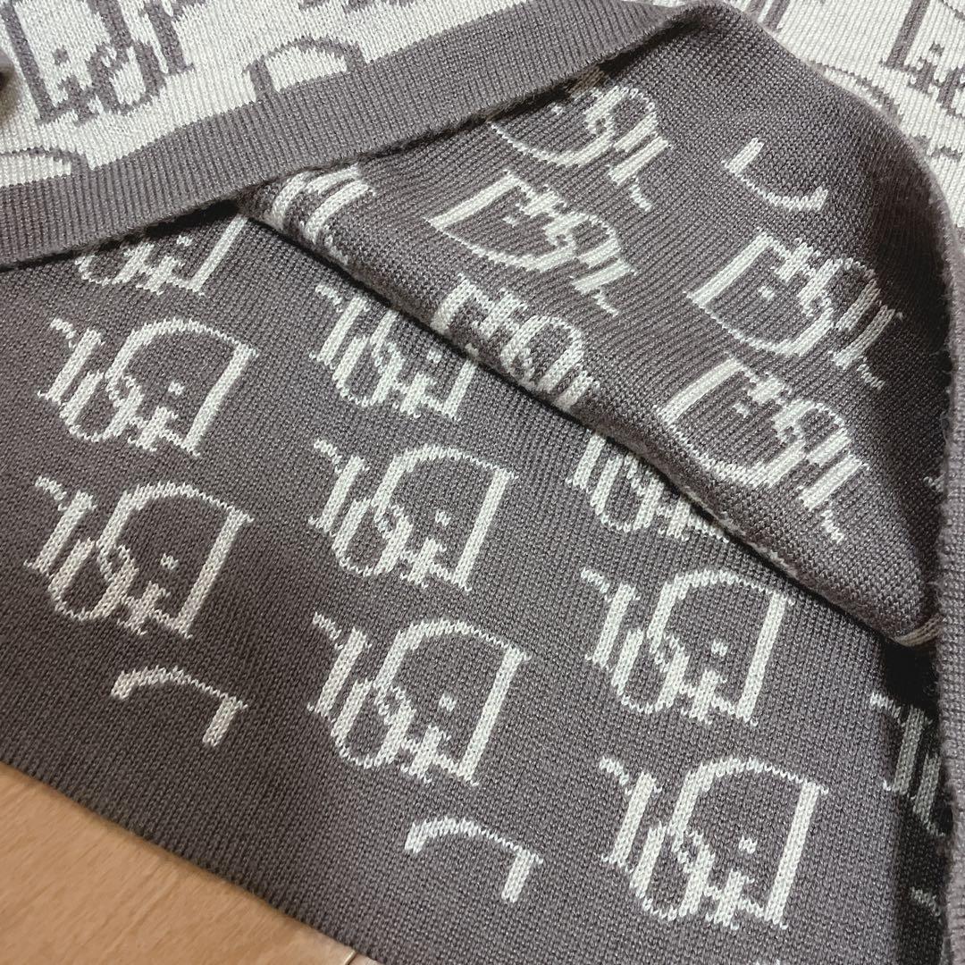 【美品】Dior 総柄ニットセーター