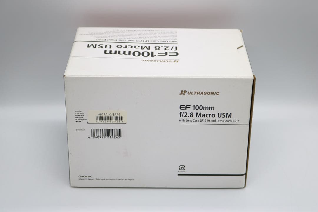 訳アリ 【Canon EF 100mm f/2.8 USM 】 マクロレンズ