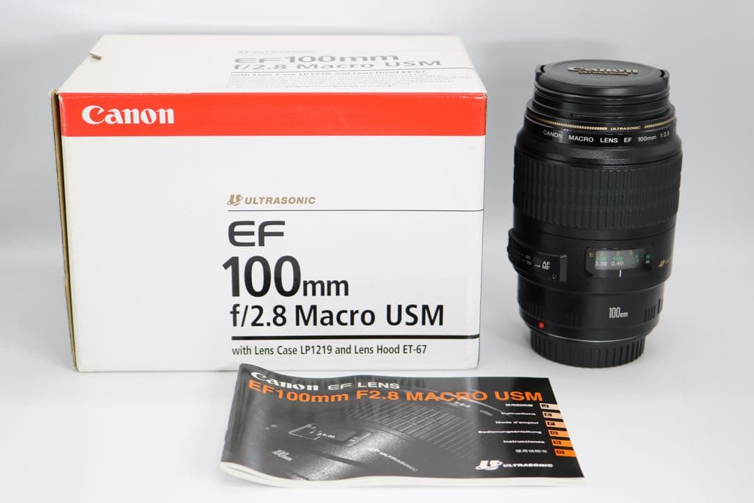 訳アリ 【Canon EF 100mm f/2.8 USM 】 マクロレンズ