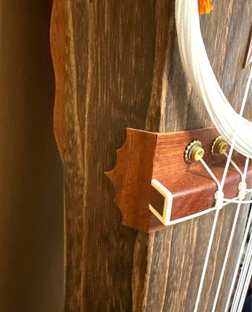 ５尺13弦約150cmお琴　並甲　状態良好　短琴　布包み付