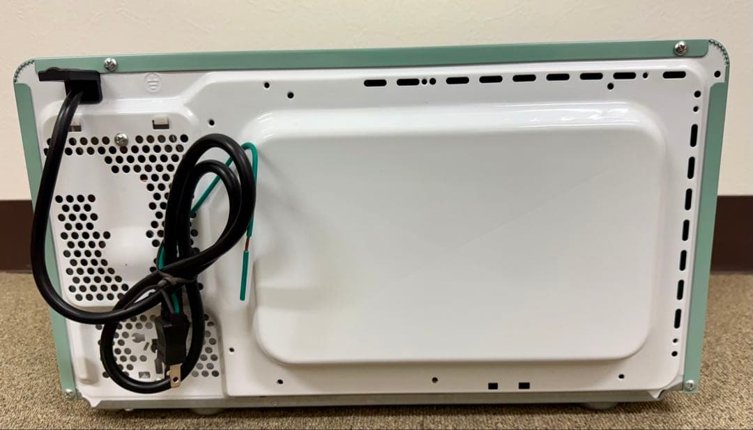 A-stage 単機能レトロ調　電子レンジ　20L ✨希少なライトグリーン✨