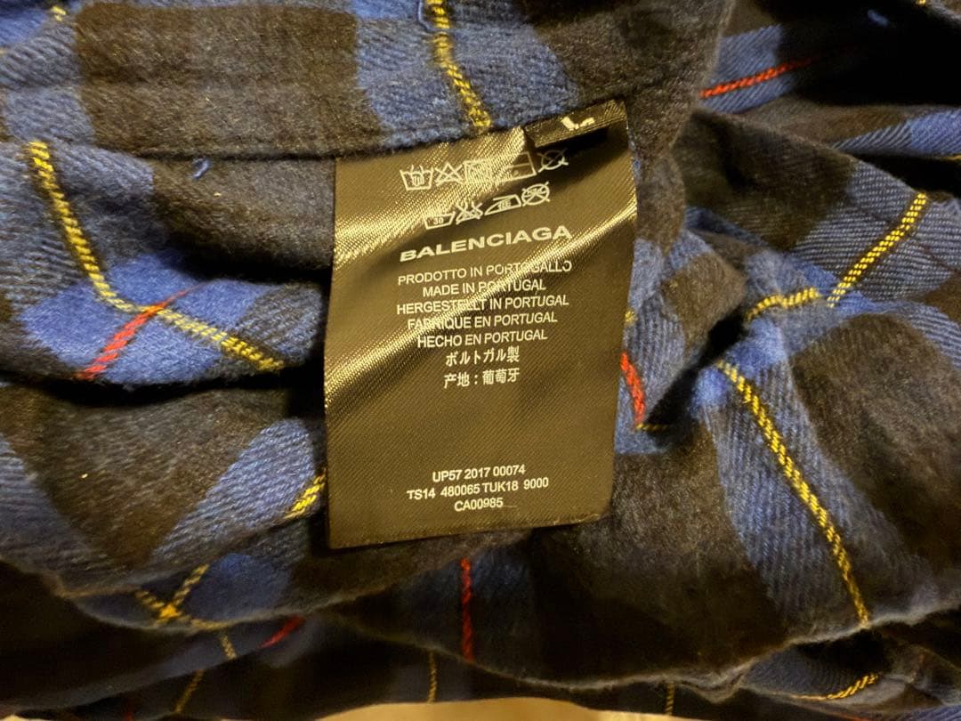 BALENCIAGA 2020AW オーバーサイズシャツ バレンシアガ
