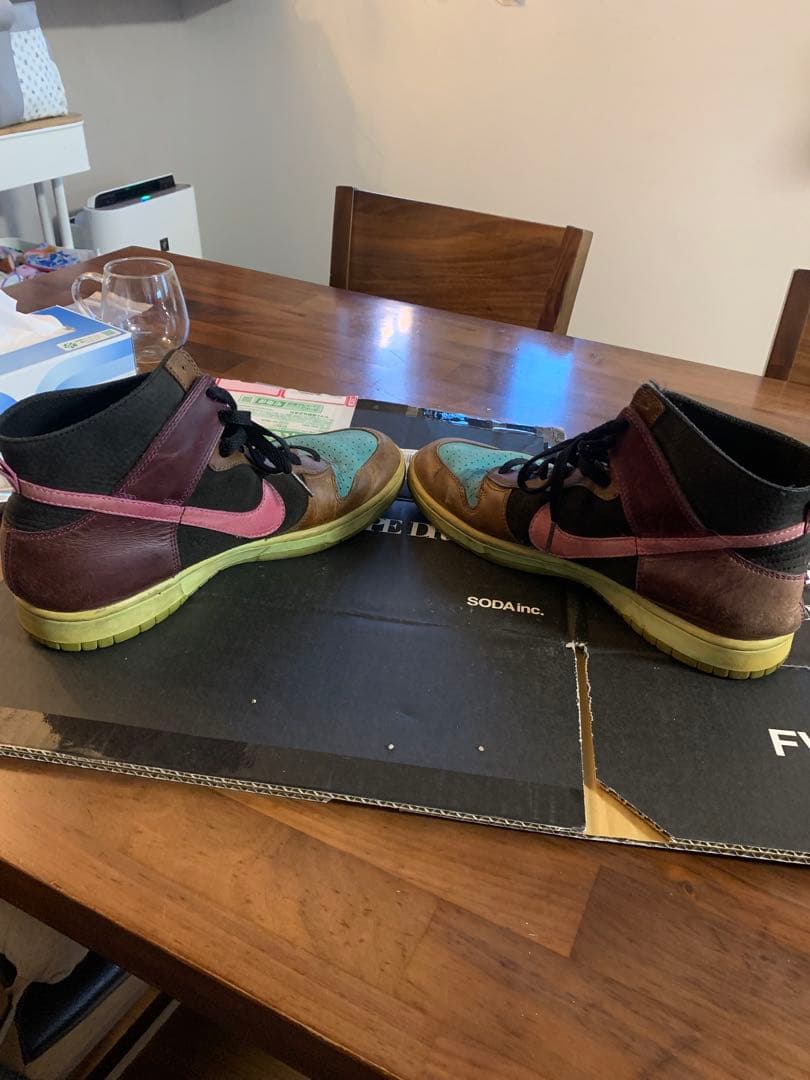 靴 Nike Dunk HIGH NL UNDEFEATED 28.0