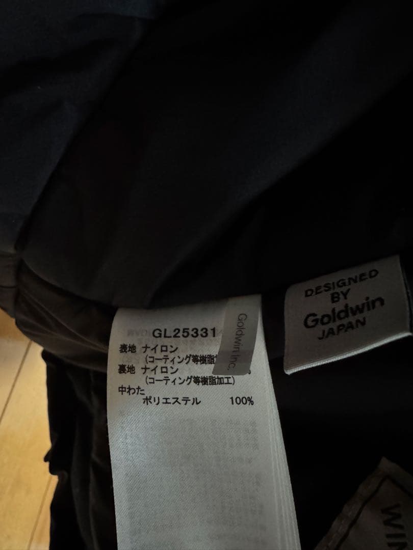 goldwin gore-tex puffy jacket ブラック 2