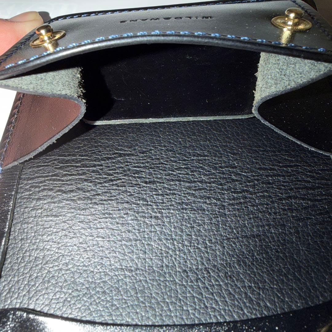 ISETAN別注 ワイルドスワンズ　タング　ネイビーxブラック　バイカラー