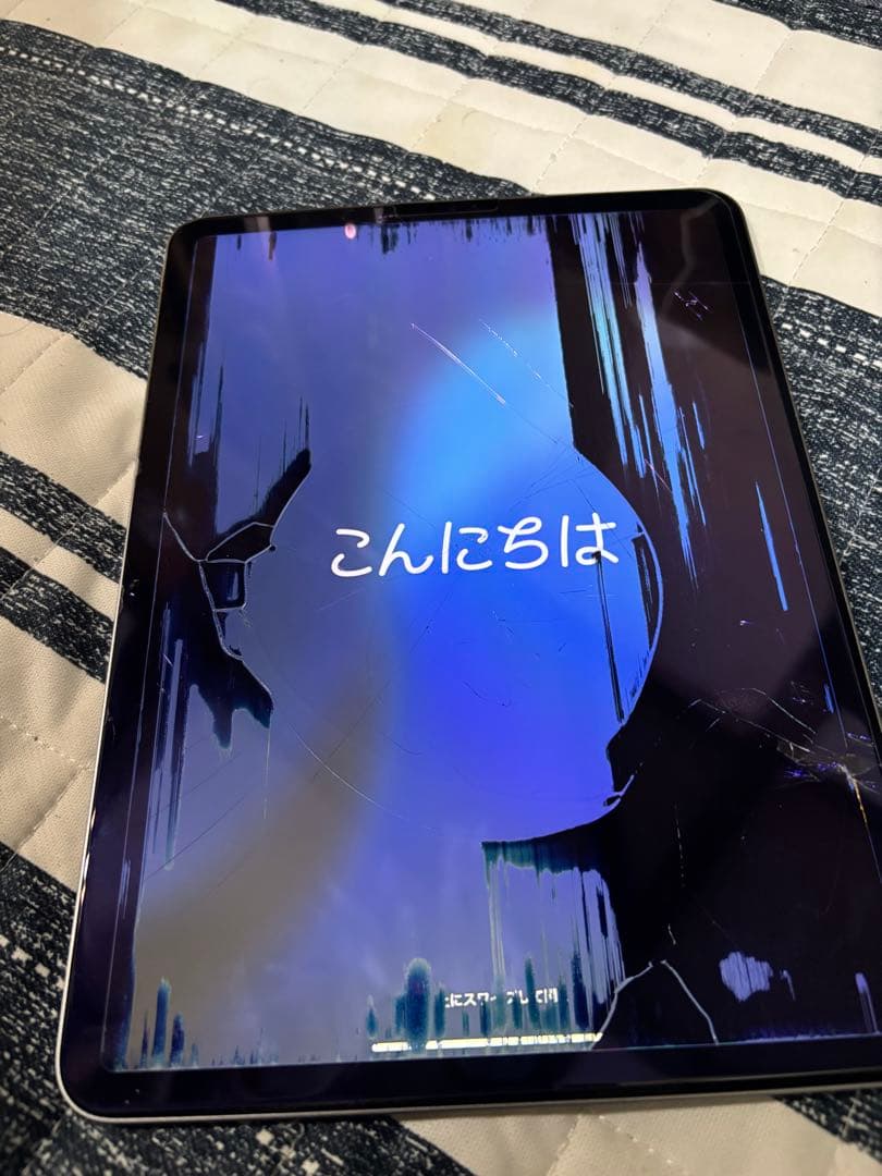 Apple iPad Pro 11インチ第4世代画面ひびあり値下　値下げ交渉可