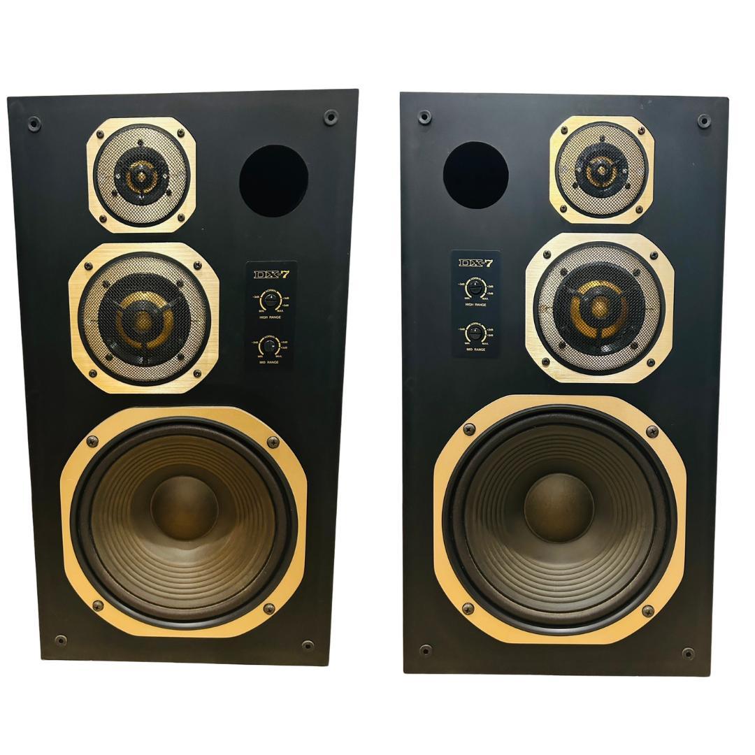 【左】CORAL（コーラル） DX-7 スピーカーペア　バスレフ　3way