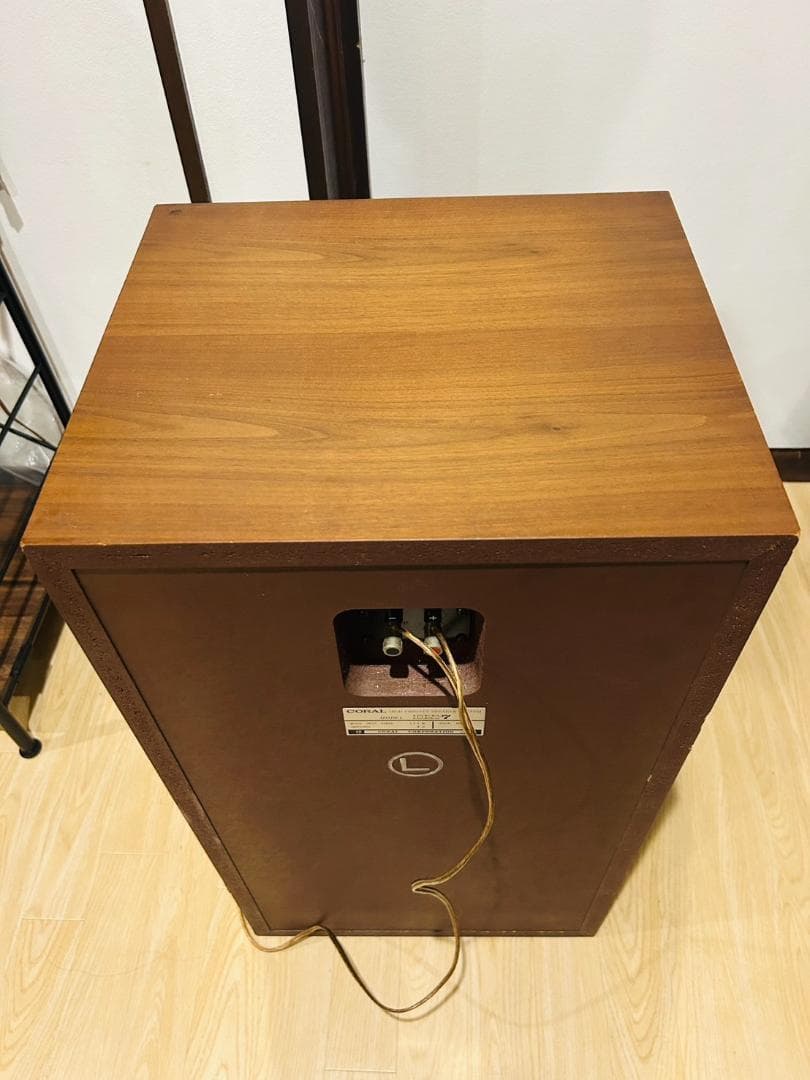 【左】CORAL（コーラル） DX-7 スピーカーペア　バスレフ　3way