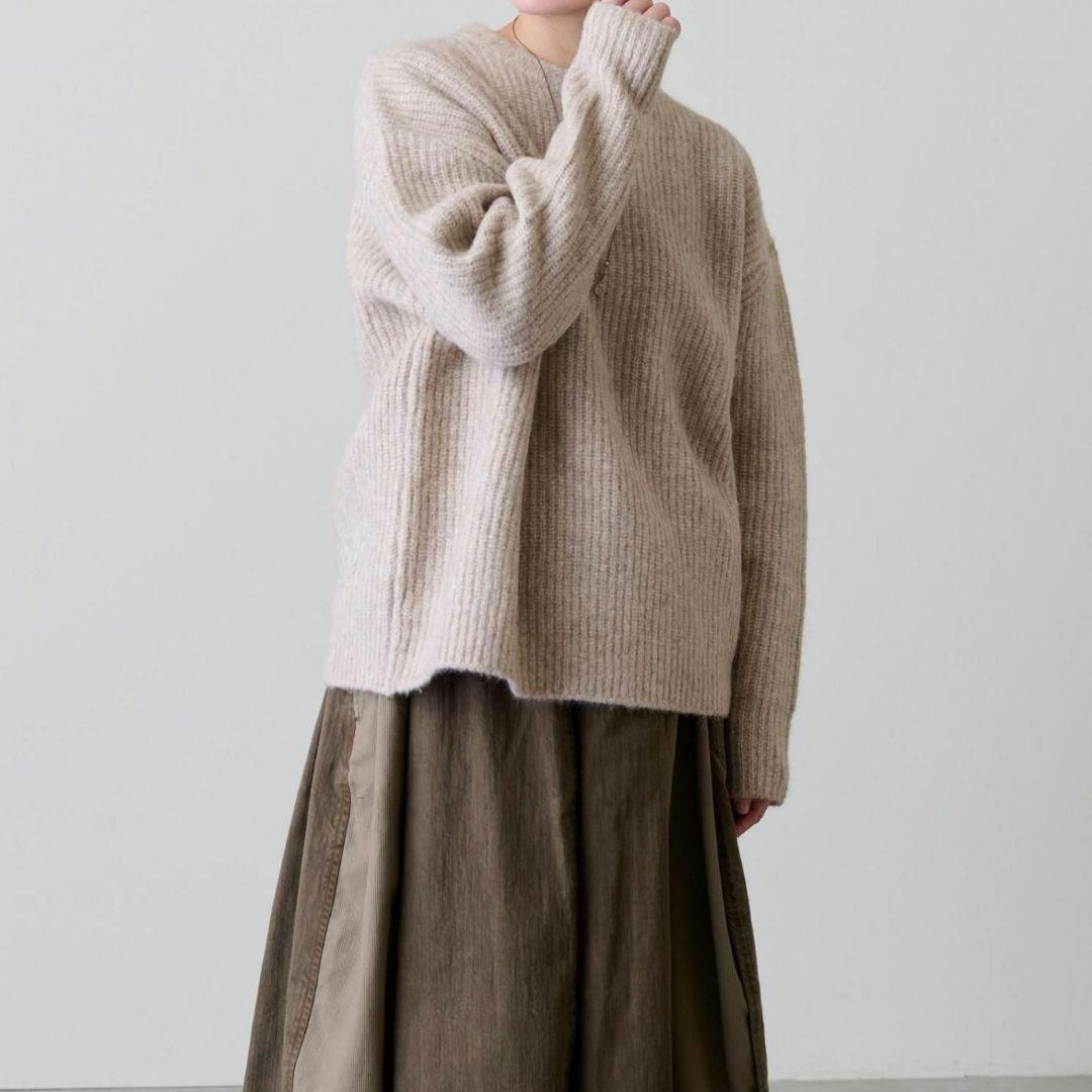 新品 IKKUNA knitted pullover 日本製