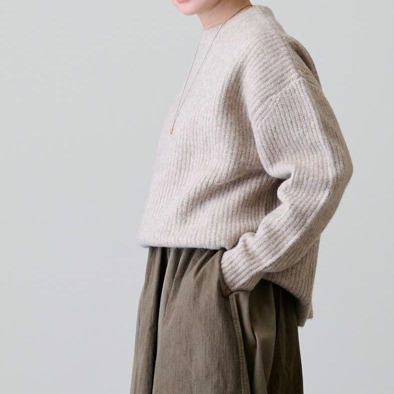 新品 IKKUNA knitted pullover 日本製