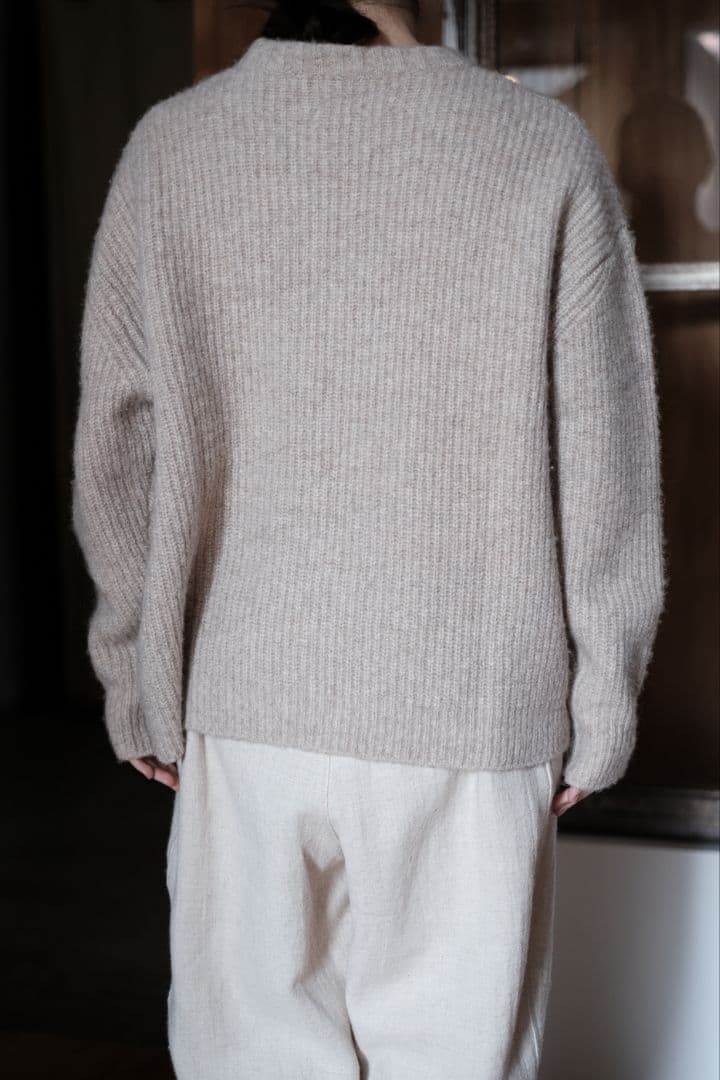 新品 IKKUNA knitted pullover 日本製