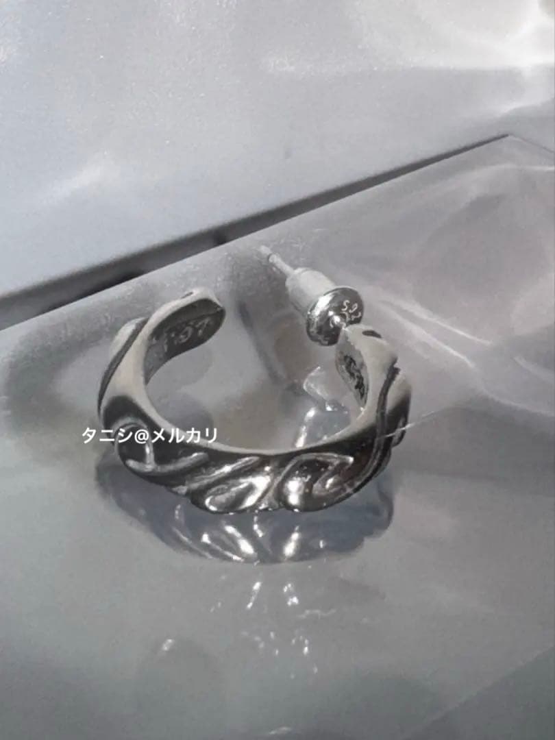 CHROME HEARTS クロムハーツ シルバー フープピアス 正規品