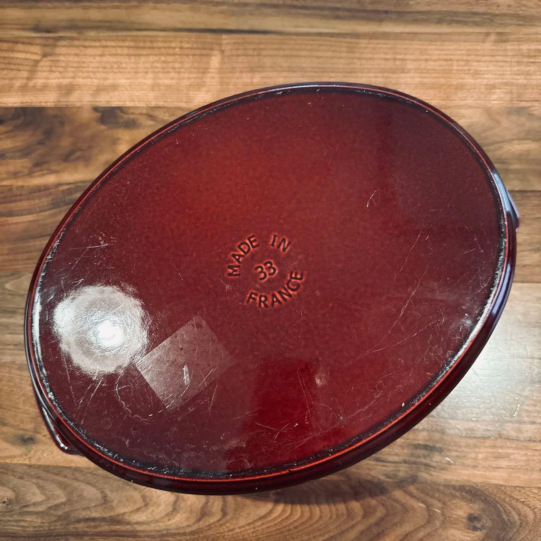 ストウブ　ココット33 グレナディンレッド