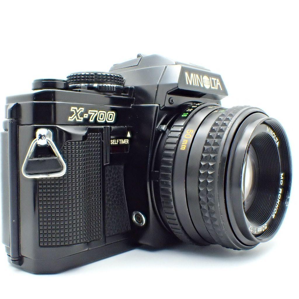 【動作確認済】MINOLTA X-700＆MD 50mm f1.7 新品電池付き