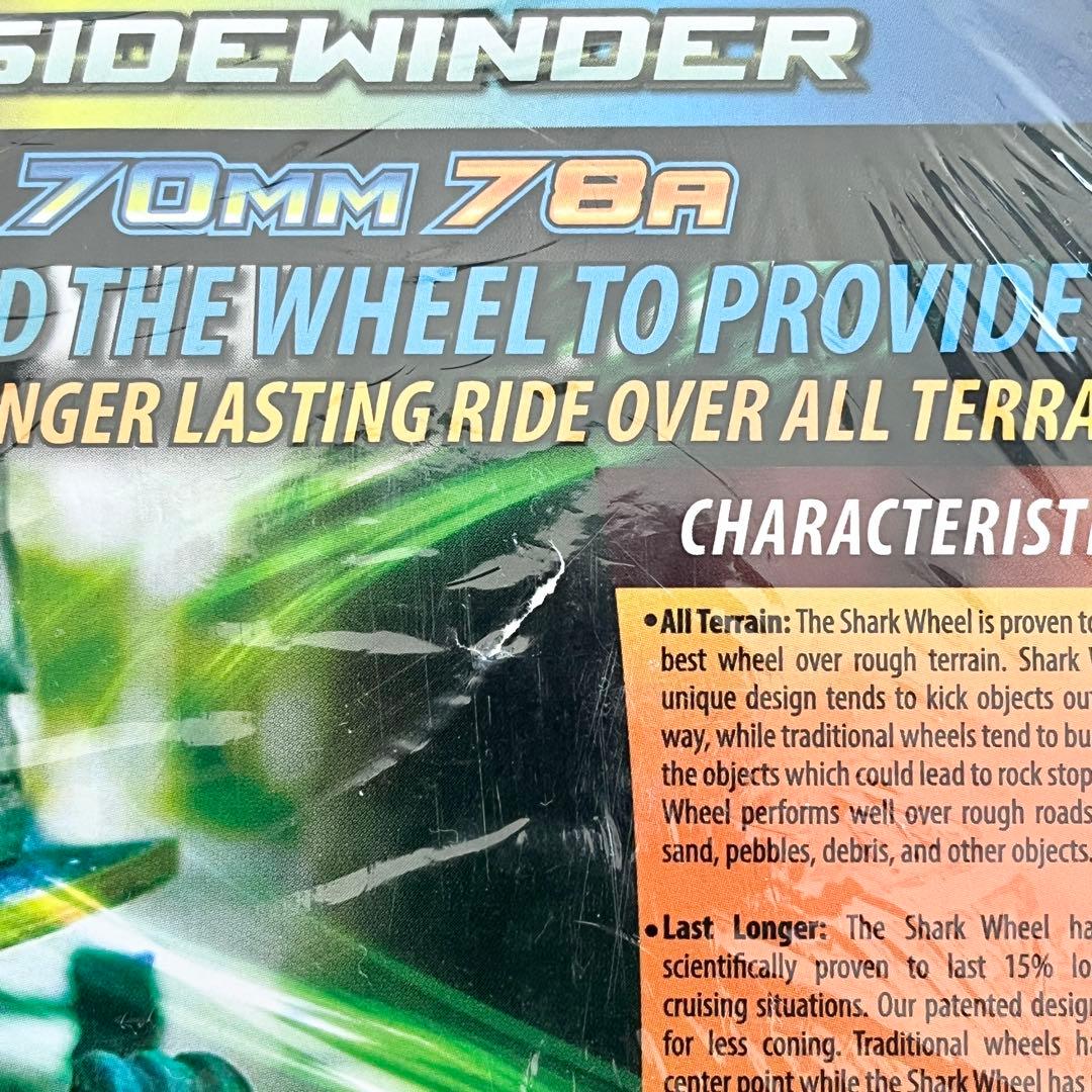 06☆新品 未開封☆ シャークウィール 70mm 78a アイスブルー