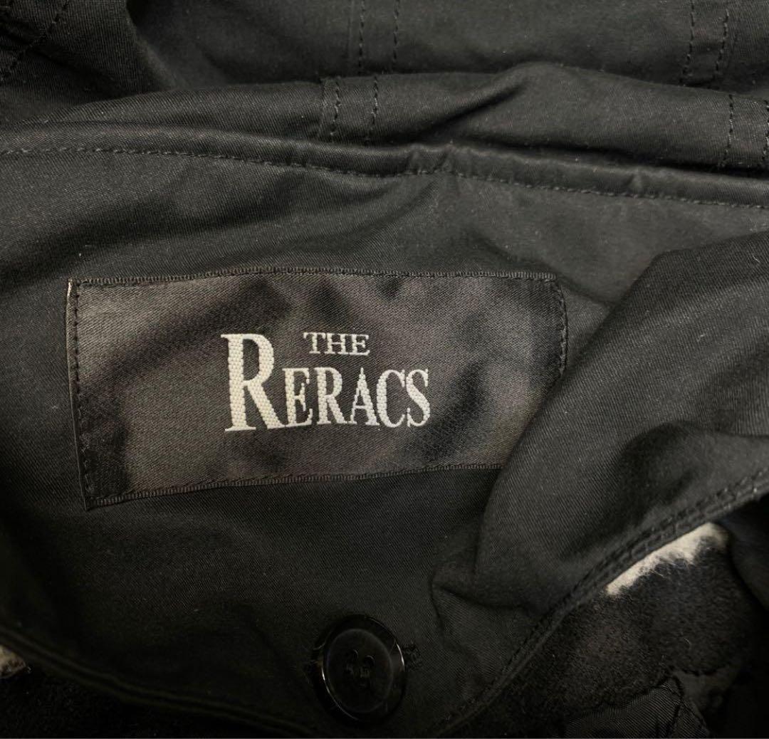 THE RERACS ボア付き ショートモッズコート ベスト ライナー ブラック