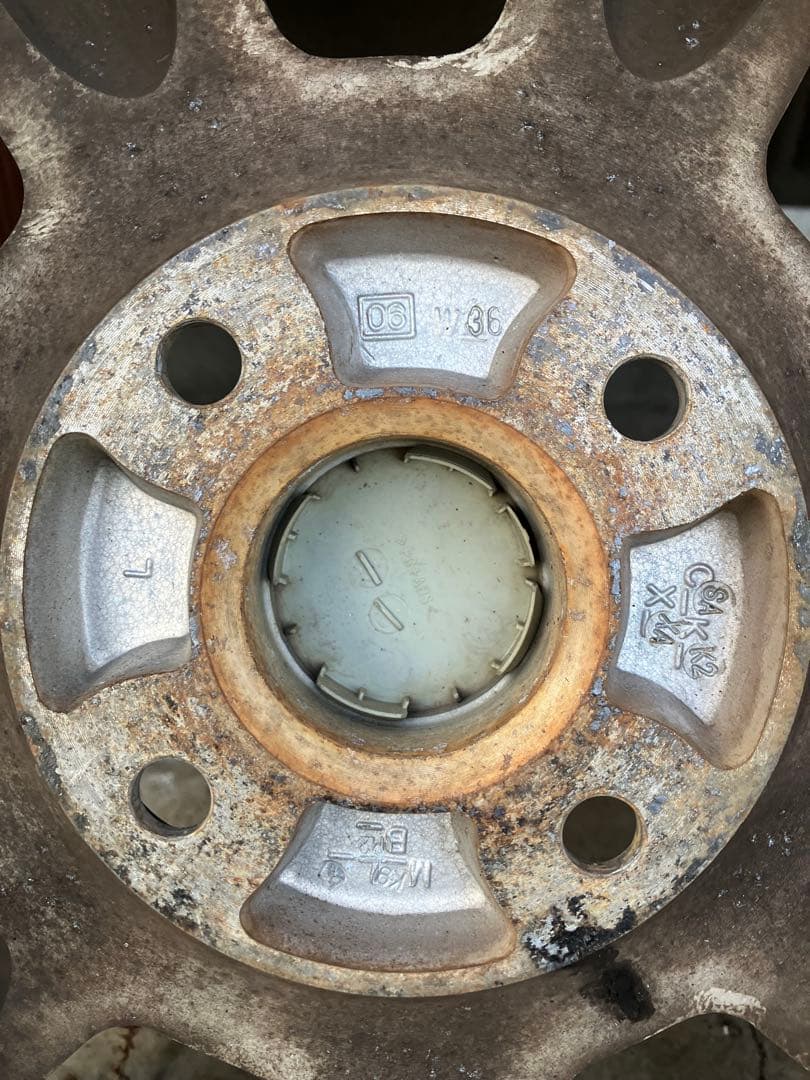 山岸佑児①　14インチ アルミホイール 4本 155/65R14付