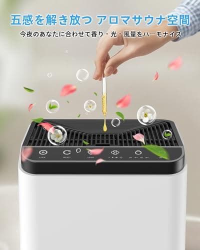 YUHAFO 空気清浄機 小型 「8畳～16畳・360°強力浄化」3重_corg