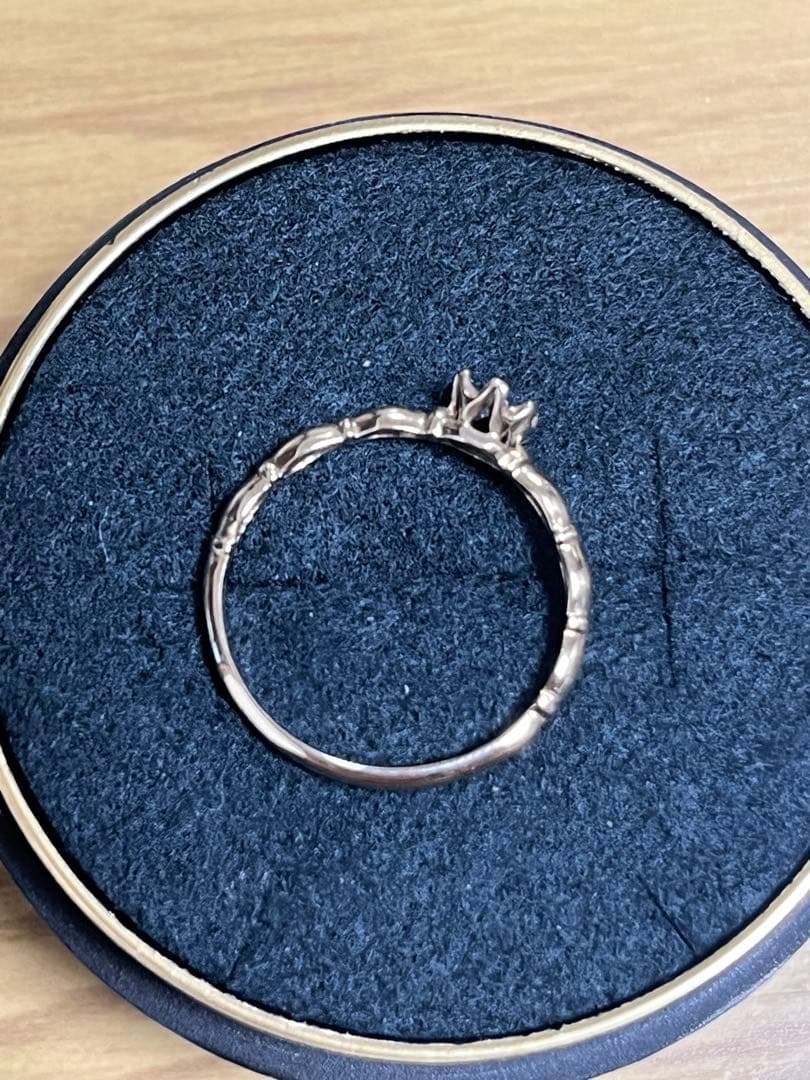 リ*リ様 【ジャンク品】k9 リング　ジュエリーマキ　石取れ