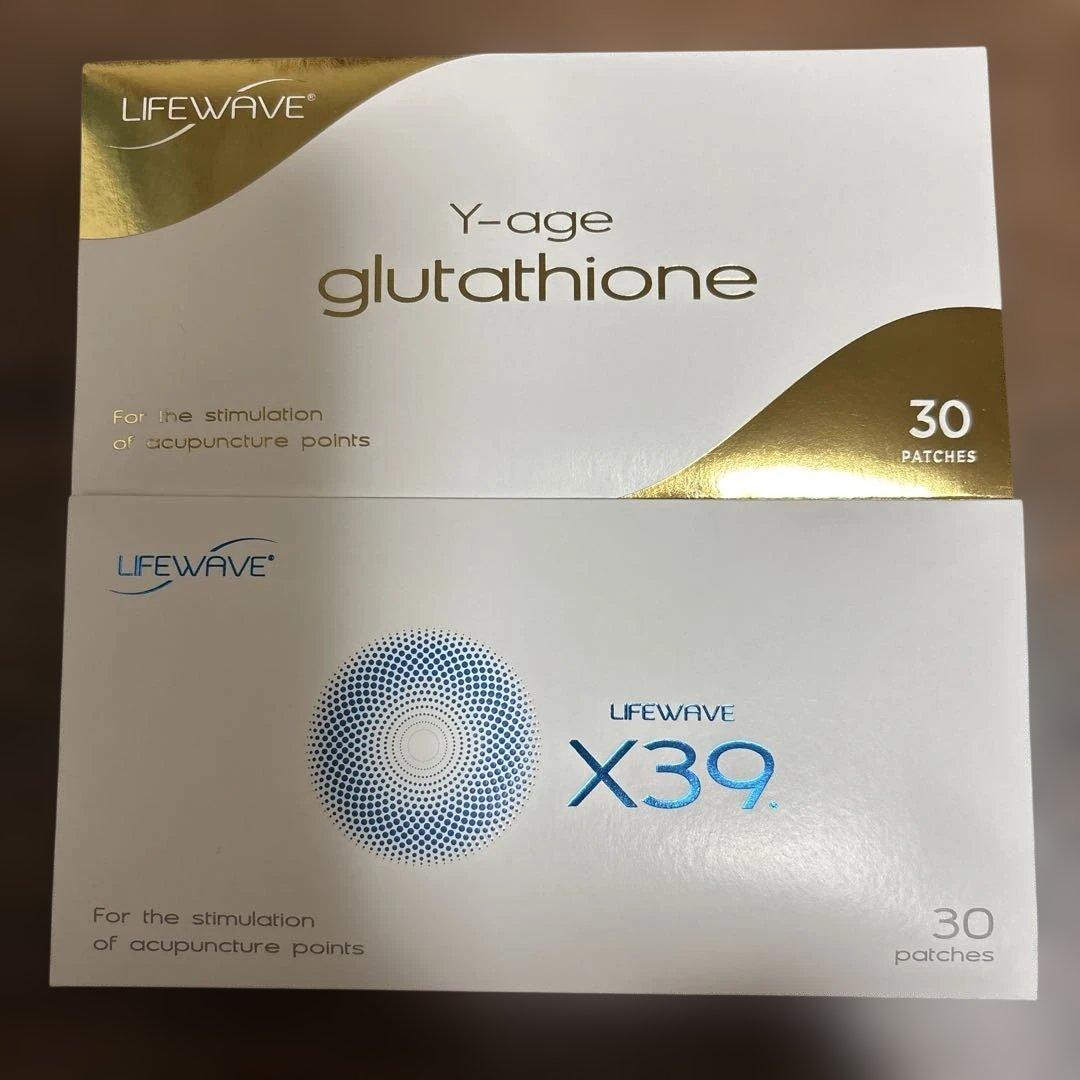 LIFEWAVE Y-age glutathione & X39セット