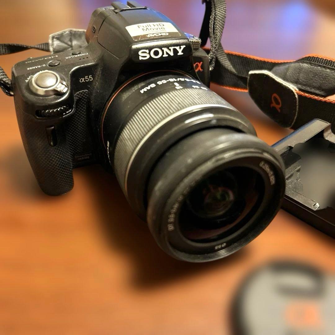 ジャンク品　SONY α55 デジタル一眼レフカメラ