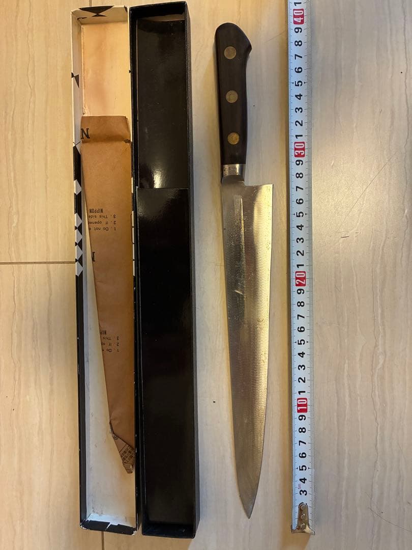 misono ミソノ　筋引　包丁　27cm 龍彫刻